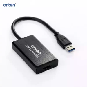 تبدیل USB به HDMI-jack3.5 برند ONTEN مدل OTN-5202