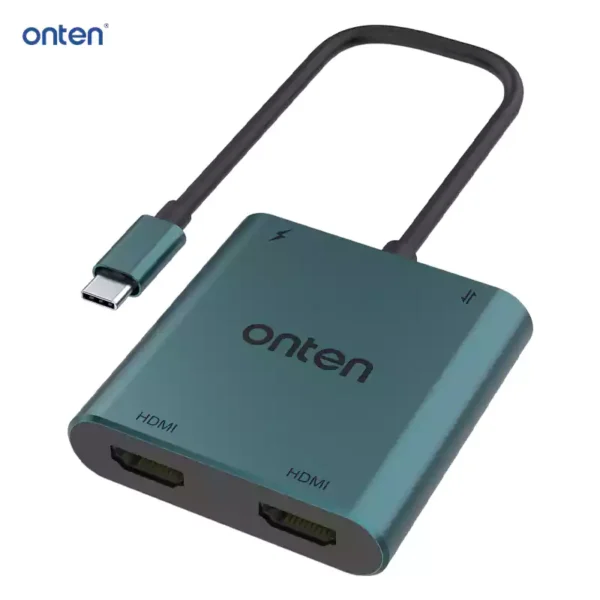 تبدیل USB-C به HDMI-USB3.0 برند ONTEN مدل OTN-9175K