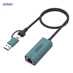 کابل USB-C و USB به RJ45 برند ONTEN مدل OTN-UE106+