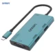 تبدیل USB-c به HDMI-VGA-jack3.5 برند ONTEN مدل OTN-M206