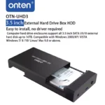 باکس هارد ONTEN مدل OTN-UHD3 - Image 3