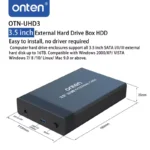 باکس هارد ONTEN مدل OTN-UHD3 - Image 4