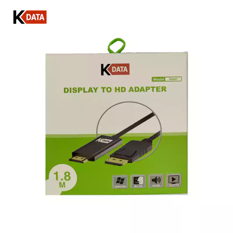 تبدیل Display به HDMI کی دیتا مدل K-DATA KD007