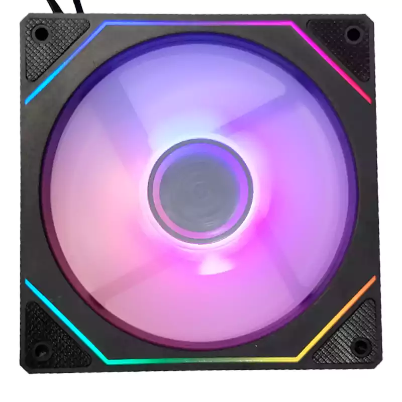 fan 4 pro-ws-8 فن کیس کامپیوتر RGB سایز 12 مدل 1225L 4PRO-BS - Image 1