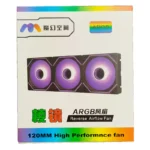 فن کیس کامپیوتر RGB سایز 12 مدل 1225L 6PRO-WS - Image 11