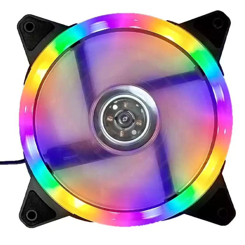 fan jg-ss فن کیس کامپیوتر RGB سایز 12 مدل 1225L JG-SS