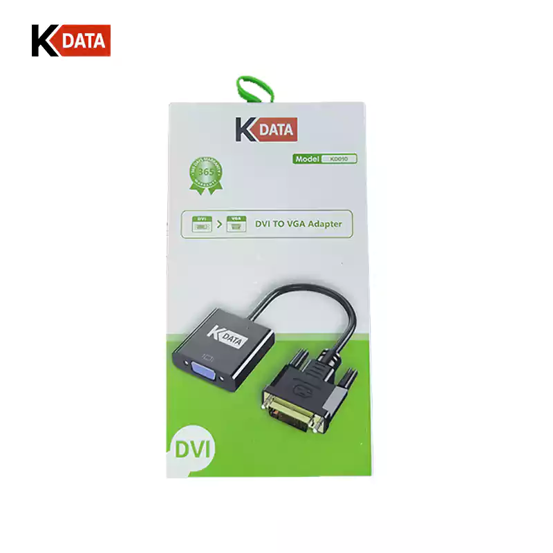 تبدیل DVI به VGA کی دیتا مدل K-DATA KD010