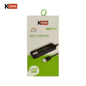 هاب 4 پورت USB 2 کی دیتا مدل K-DATA KH001